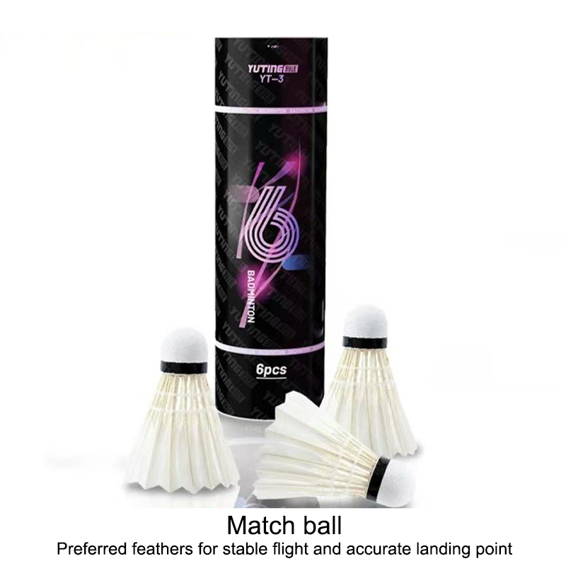 3/6Pcs White Goose Feather Bad - Badminton Shuttlecock recension och pris