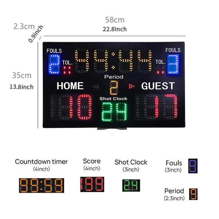 Portable Wireless Remote Conso - Scoreboard Digital recension och pris