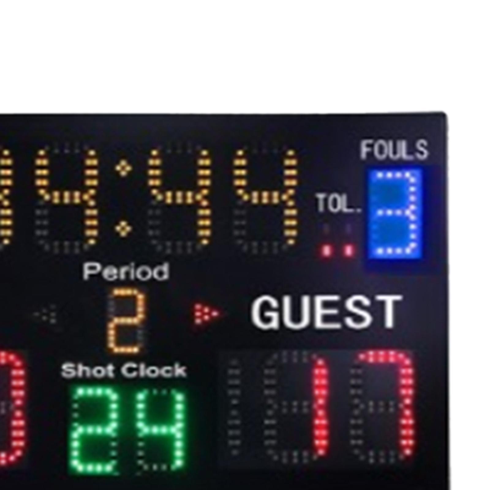 Indoor Basketball Scoreboard w - Scoreboard Digital recension och pris